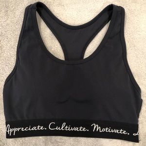 BuffBunny Black Sports Bra